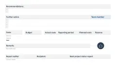 Project Status Report