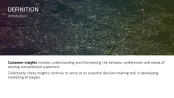 Customer Insights