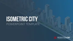 Isometric City PowerPoint Template