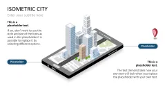 Isometric City PowerPoint Template