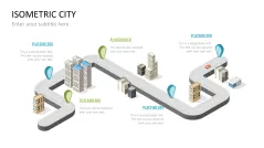 Isometric City PowerPoint Template