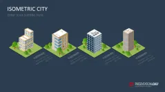 Isometric City PowerPoint Template