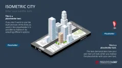 Isometric City PowerPoint Template