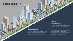 Isometric City PowerPoint Template