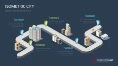 Isometric City PowerPoint Template