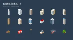 Isometric City PowerPoint Template