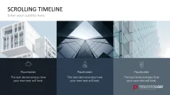 Scrolling Timeline PowerPoint Template