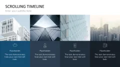 Scrolling Timeline PowerPoint Template