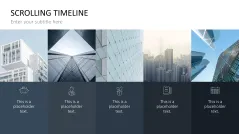 Scrolling Timeline PowerPoint Template