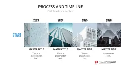 Scrolling Timeline PowerPoint Template