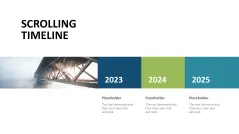 Scrolling Timeline PowerPoint Template