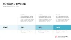 Scrolling Timeline PowerPoint Template