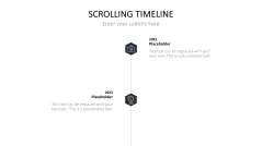 Scrolling Timeline PowerPoint Template