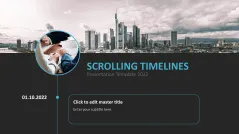 Scrolling Timeline PowerPoint Template