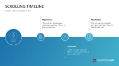 Scrolling Timeline PowerPoint Template