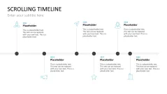Scrolling Timeline PowerPoint Template