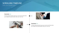 Scrolling Timeline PowerPoint Template