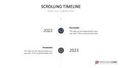 Scrolling Timeline PowerPoint Template