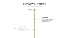 Scrolling Timeline PowerPoint Template
