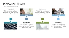 Scrolling Timeline PowerPoint Template