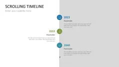 Scrolling Timeline PowerPoint Template