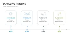 Scrolling Timeline PowerPoint Template