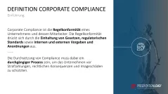 Corporate Compliance 