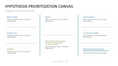 Project Prioritization Toolbox