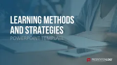 Learning Methods and Strategies PowerPoint Template