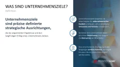 Unternehmensziele 