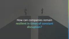 Organizational Resilience 