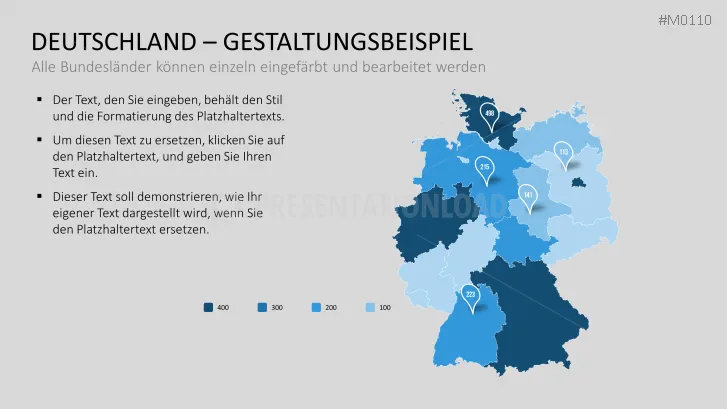 Deutschlandkarte powerpoint kostenlos