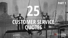 Free PowerPoint Quotes - Customer Service 