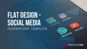 Flat Design - Social Media