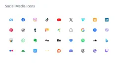 Flat Design - Social Media