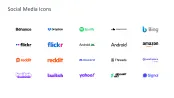 Flat Design - Social Media