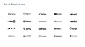Flat Design - Social Media
